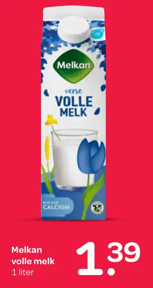 Aanbieding: volle melk