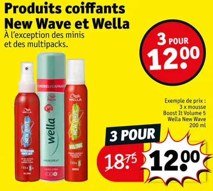 Offre: Produits coiffants