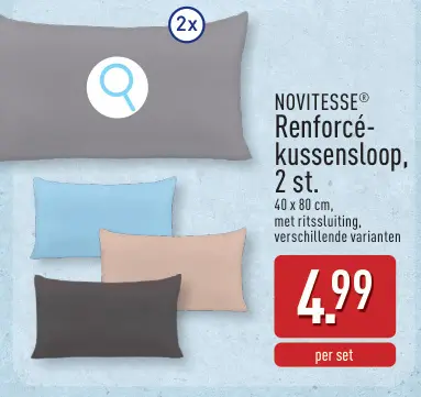 Promotie: Renforcé-kussensloop