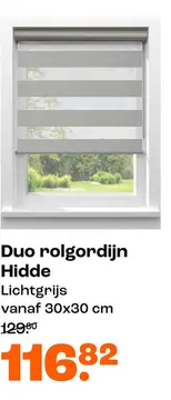 Aanbieding: Duo rolgordijn Hidde