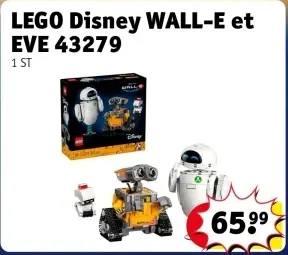 Offre: LEGO Disney WALL-E et EVE