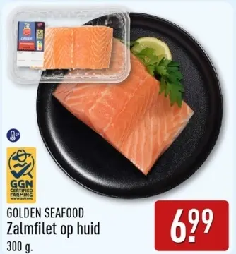 Aanbieding: Zalmfilet op huid