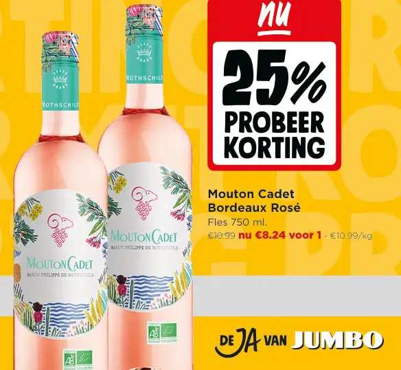 Promotie: Mouton Cadet Bordeaux Rosé