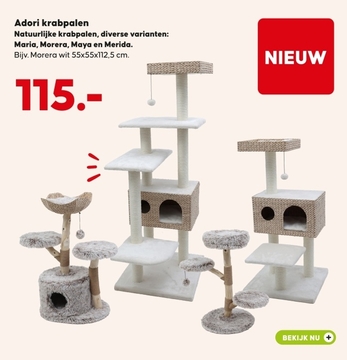 Aanbieding: Adori krabpalen Morera wit 