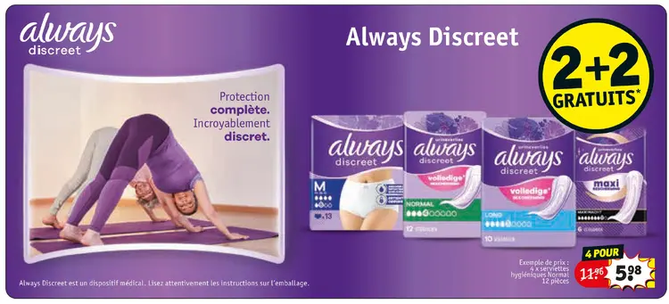 Offre: Always Discreet