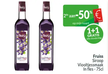 Aanbieding: Fruiss Siroop Viooltjessmaak