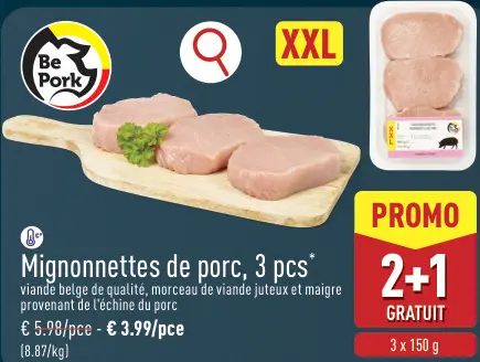 Offre: Mignonnettes de porc