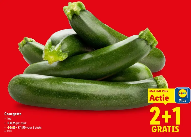 Promotie: Courgette
