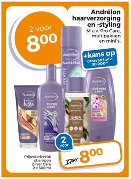 Aanbieding: Andrélon haarverzorging en -styling