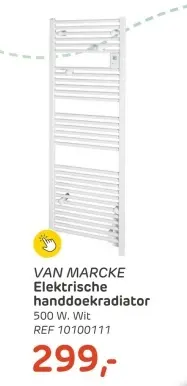 Aanbieding: Elektrische handdoekradiator