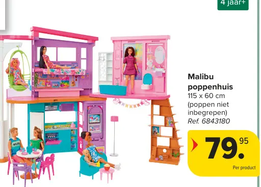 Aanbieding: Malibu poppenhuis