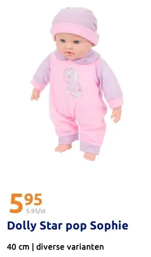 Aanbieding: Dolly Star pop Sophie