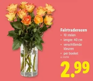 Promotie: Fairtraderozen