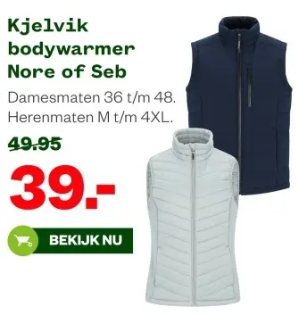 Aanbieding: Bodywarmer Nore of Seb 