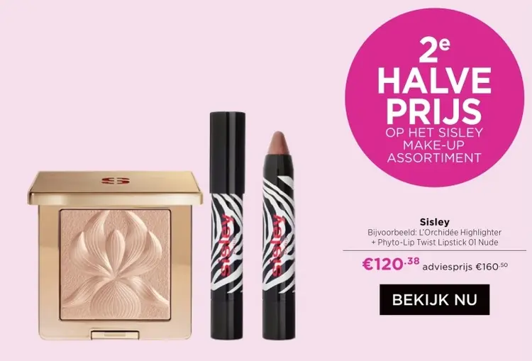 Aanbieding: L'Orchidée Highlighter + Phyto-Lip Twist Lipstick