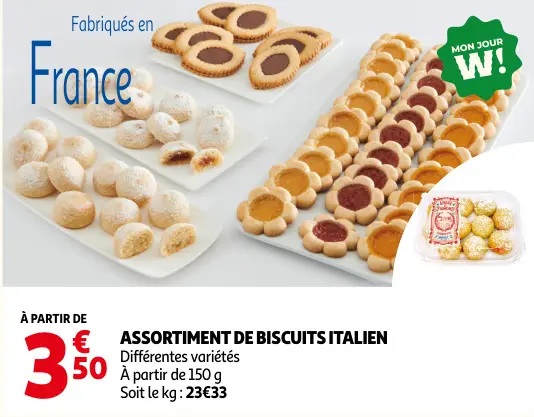 Offre: Assortiment de biscuits italien