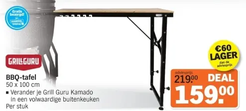 Aanbieding: BBQ-tafel