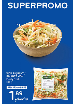 Offre: WOK PIQUANT / PIKANTE WOK Planty Fresh