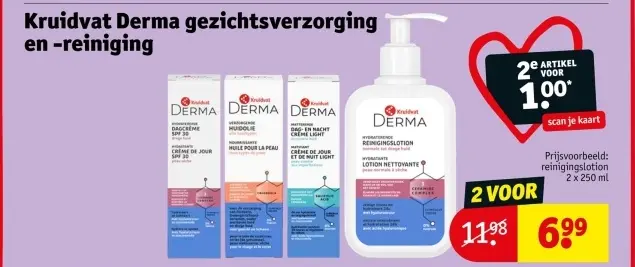 Aanbieding: Derma gezichtsverzorging en -reiniging
