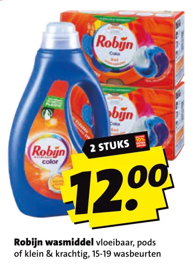 Aanbieding: Robijn wasmiddel