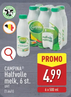 Promotie: Halfvolle melk