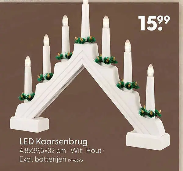 Aanbieding: LED Kaarsenbrug