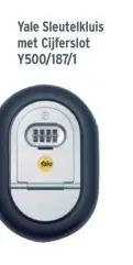 Promotie: Yale Sleutelkluis met Cijferslot