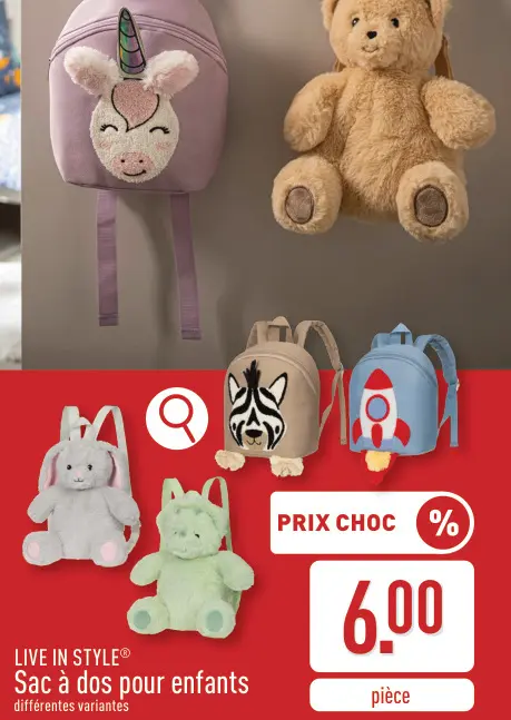 Offre: Sac à dos pour enfants