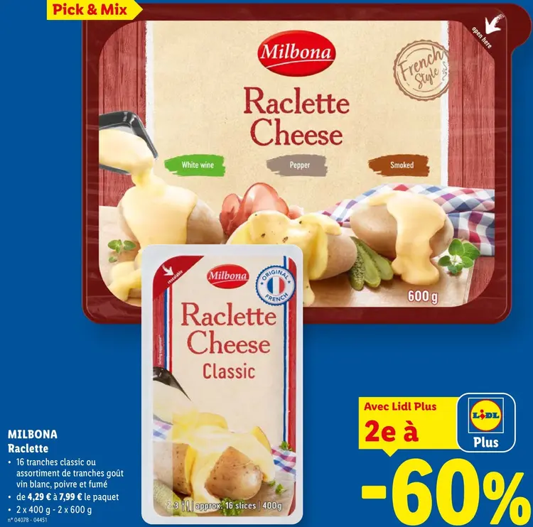 Offre: Raclette