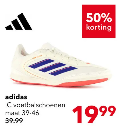 Aanbieding: Adidas Copa Pure III Club IC heren zaalschoenen wit