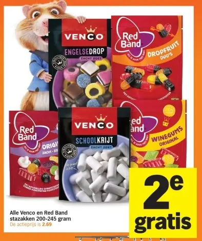 Aanbieding: Alle Venco en Red Band stazakken 200-245 gram