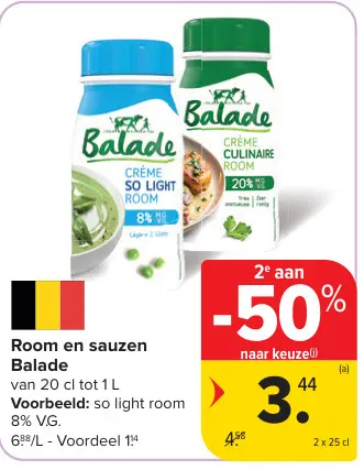 Promotie: Room en sauzen