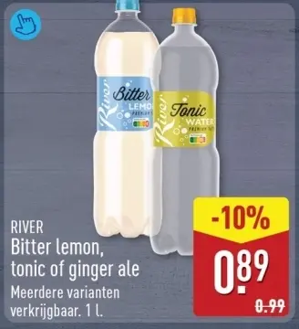 Aanbieding: Bitter lemon, tonic of ginger ale