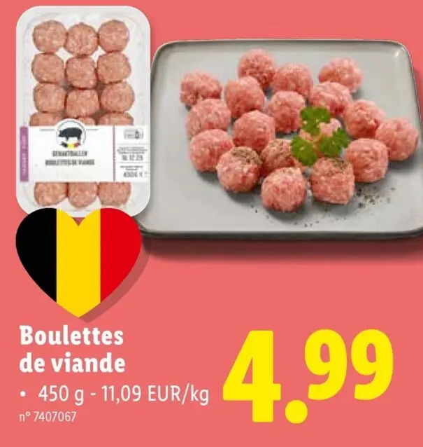Offre: Boulettes de viande