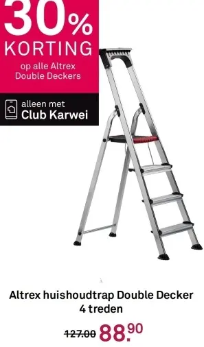 Aanbieding: huishoudtrap Double Decker