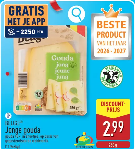 Promotie: Belige Jonge gouda