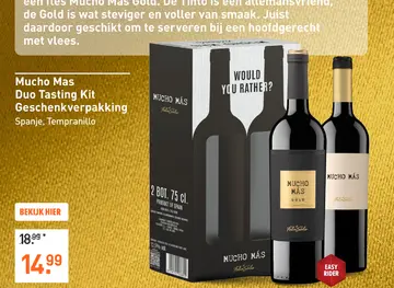 Aanbieding: Mucho Mas Duo Tasting Kit Geschenkverpakking