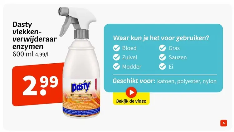 Promotie: Vlekkenverwijderaar enzymen