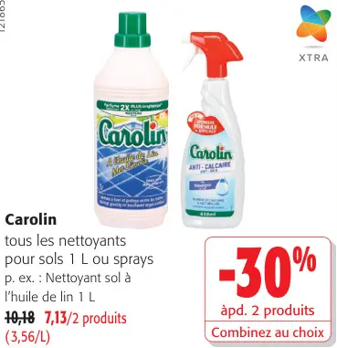 Offre: Nettoyant sol à l'huile de lin