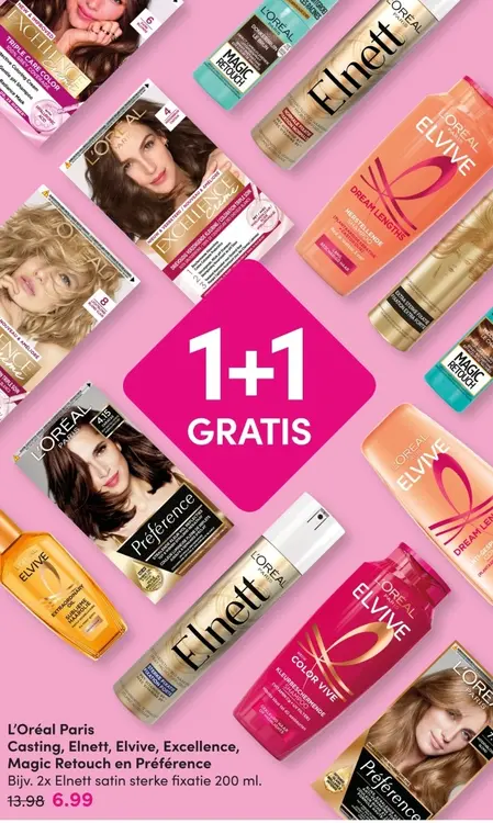 Aanbieding: Casting, Elnett, Elvive, Excellence, Magic Re