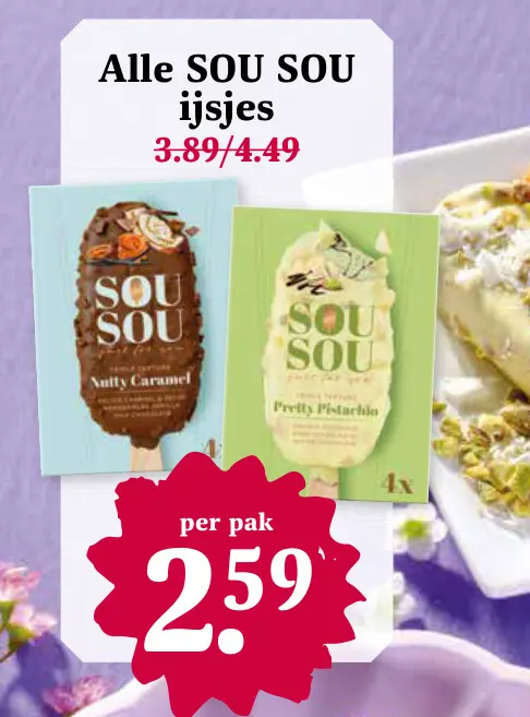 Aanbieding: SOU SOU ijsjes