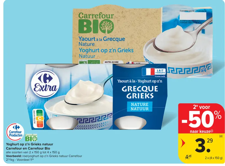 Promotie: Yoghurt op z'n Grieks natuur