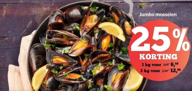 Aanbieding: Jumbo mosselen
