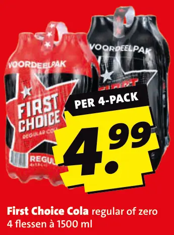 Aanbieding: First Choice Cola