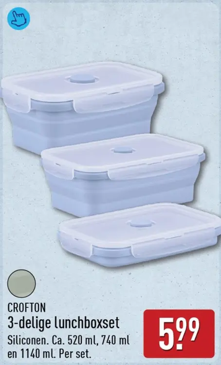 Aanbieding: 3-delige lunchboxset