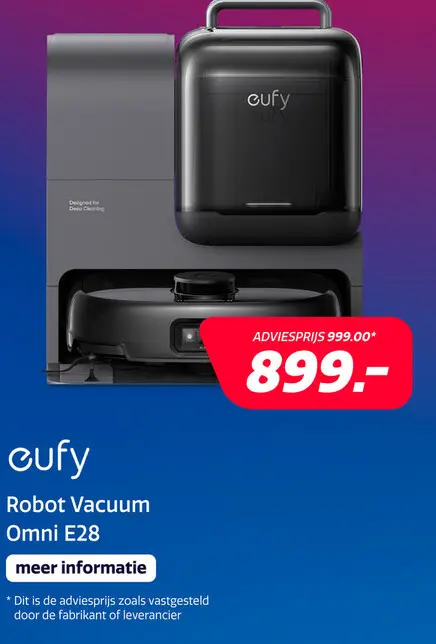 Aanbieding: Eufy Robot Vacuum Omni E28