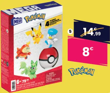 Offre: Figurines Pokémon à construire et 1 Pokéball