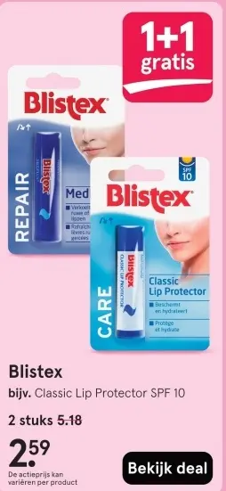 Aanbieding: Blistex Classic Lip Protector SPF 10