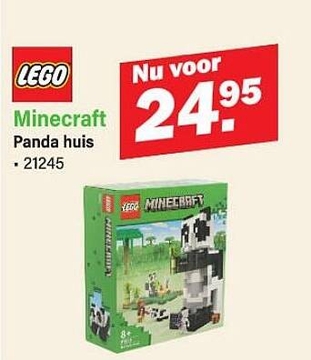 Aanbieding: LEGO Minecraft Panda huis