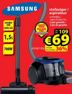 Offre: stofzuiger / aspirateur